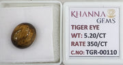 5.2/CT Tiger Eye with Govt. Lab Certificate-TGR00110